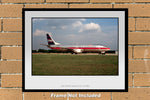 USAir 1990s Colors Boeing 737-401 Color Photograph (L009RGJM11X14)
