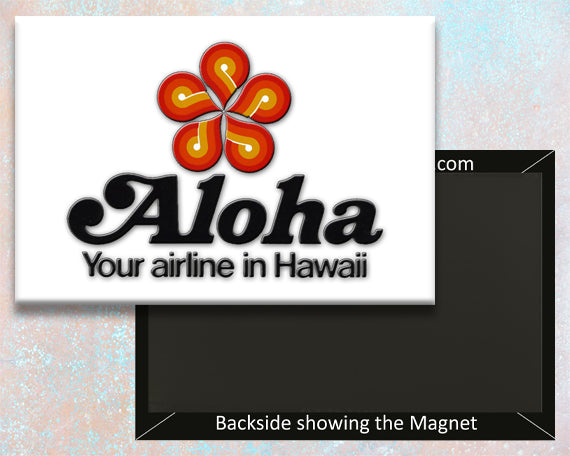 Aloha Airlines Logo Fridge Magnet (LM14001)