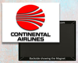 Continental Airlines Red Logo Fridge Magnet (LM14076)