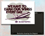 Eastern Airlines Earn Wings Fridge Magnet (LM14117)