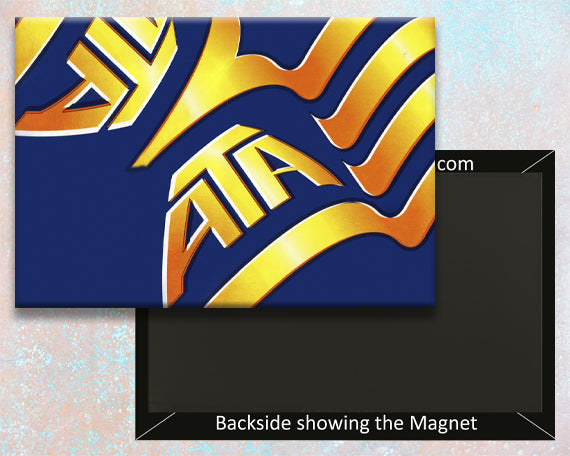 ATA Airlines New Logo Fridge Magnet (LM14119)