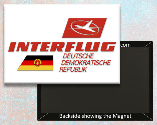 InterFlug Airlines Logo Fridge Magnet (LM14126)