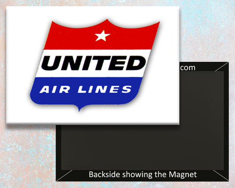 United Airlines Old Logo Fridge Magnet (LM14152)