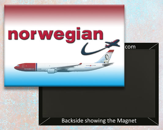 Norwegian Airlines Logo Fridge Magnet (LM14171)