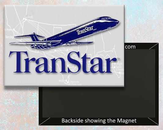 TranStar Airlines Logo Fridge Magnet (LM14197)