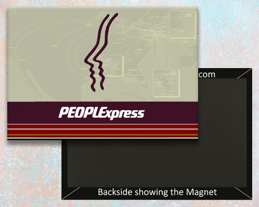 PEOPLExpress Airlines Logo Fridge Magnet (LM14213)