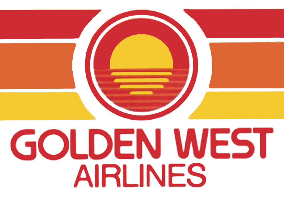 Golden West Airlines Logo Fridge Magnet (LM14218)
