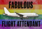 Pride with Rainbow Airplane Fridge Magnet (LM14408) (Copy)