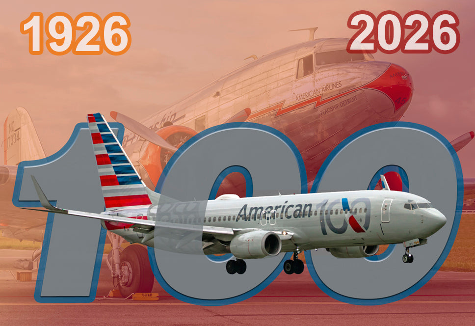 American Airlines 100 Anniversary Fridge Magnet (LM14413)