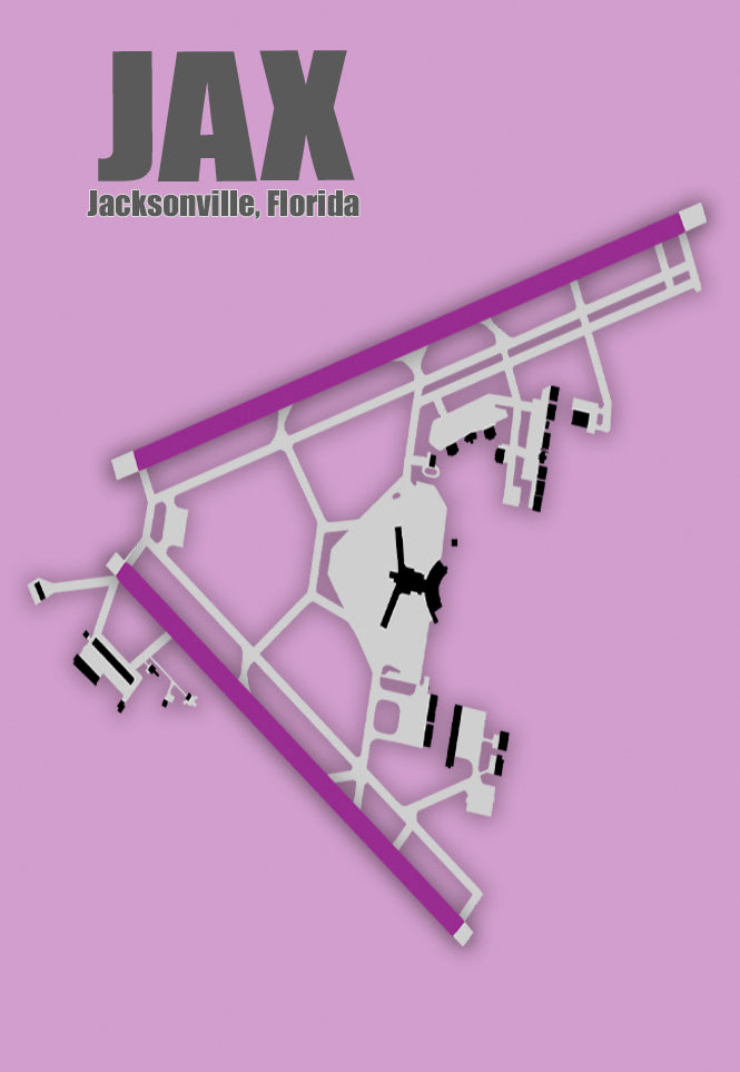 JAX Jacksonville Florida handmade 2.25"x3.25" fridge magnet