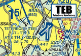 TEB - Teterboro International Airport Sectional Map Fridge Magnet (MM10517)
