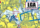 LGA - LaGuardia International Airport Sectional Map Fridge Magnet (MM10518)