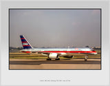 USAir 1990s Colors Boeing 757 Color Photograph (N136RGJC11X14)