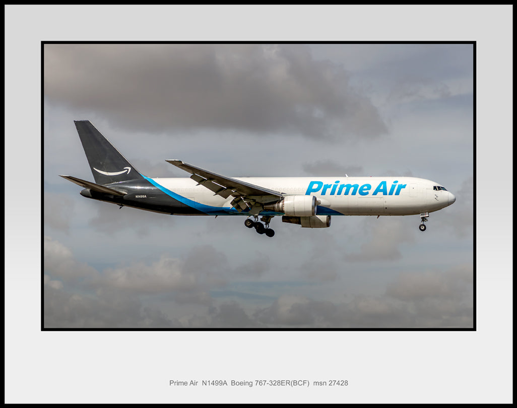 Prime Air Boeing 767-328ER(BCF) Color Photograph (P093RAJM11X14)