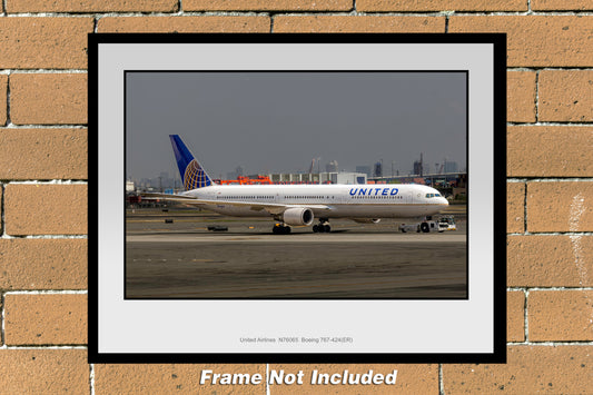United Airlines Boeing 767-424(ER) Color Photograph (PB003RGJM11X14)