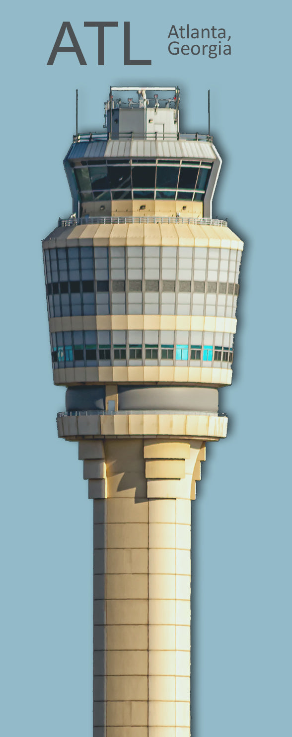 ATL Hartsfield-Jackson Int'l Airport Tower Fridge Magnet (PMA9000)