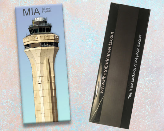 MIA Miami International Airport Tower Fridge Magnet (PMA9004)