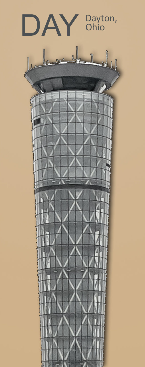 DAY Dayton Int'l Airport Tower Fridge Magnet (PMA9006)