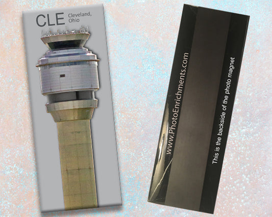 CLE Cleveland Airport Control Tower 3 Fridge Magnet (PMA9010)