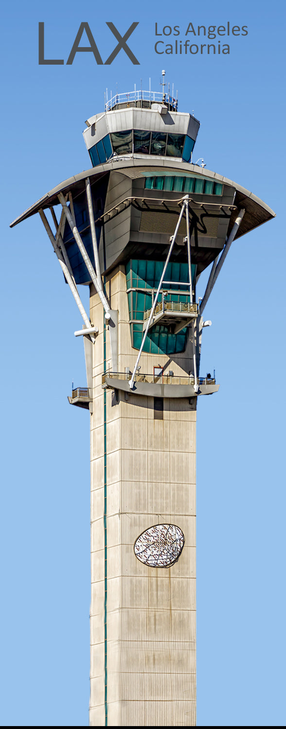 LAX Los Angeles Int'l Airport Tower Fridge Magnet (PMA9012)