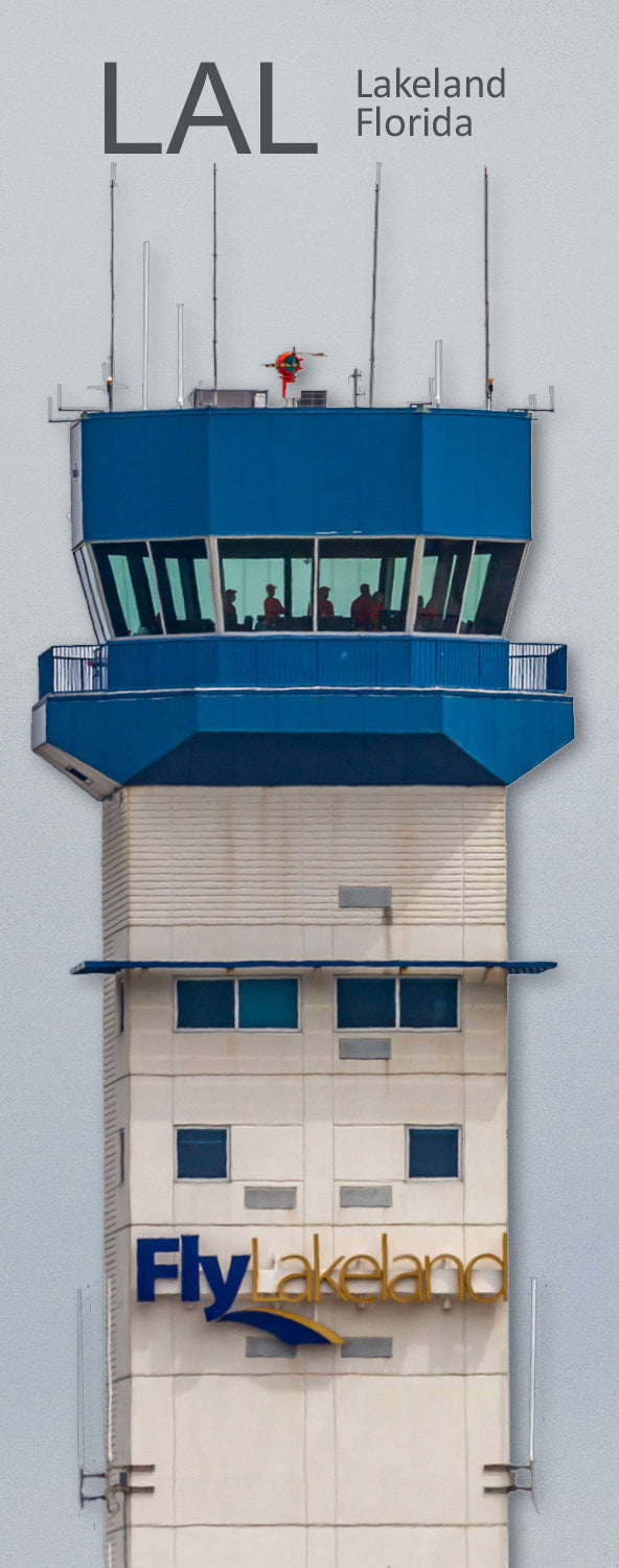 LAL Lakeland Linder Int'l Airport Tower Fridge Magnet (PMA9018)