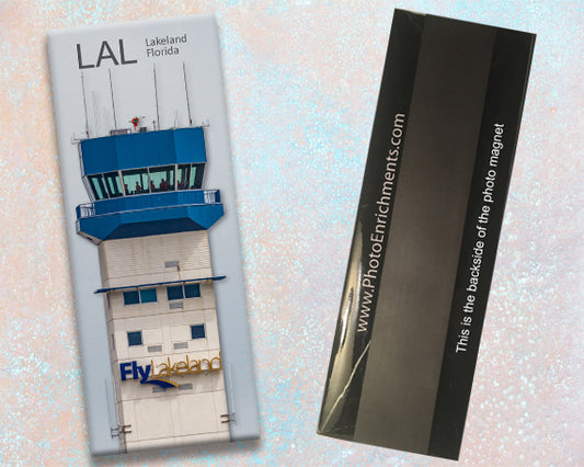LAL Lakeland Linder Int'l Airport Tower Fridge Magnet (PMA9018)