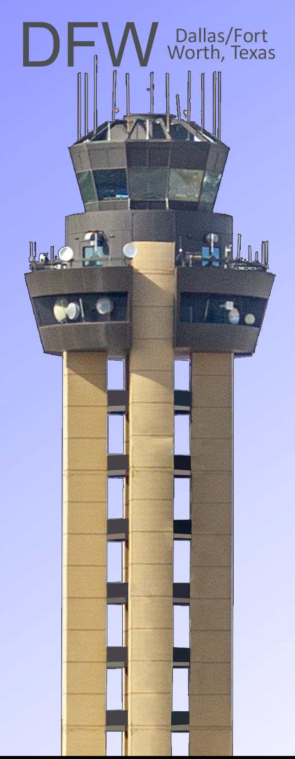 DFW International Airport Tower Fridge Magnet (PMA9023)