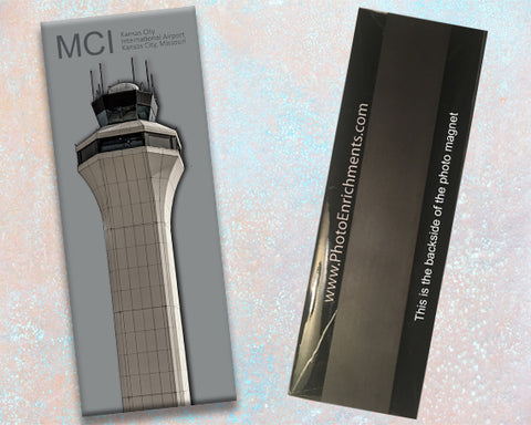 MCI Kansas City Int'l Airport Tower Fridge Magnet (PMA9026)