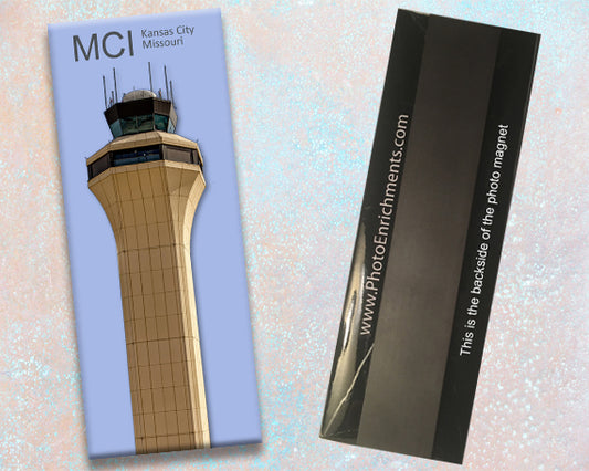 MCI Kansas City Int'l Airport Tower Fridge Magnet (PMA9026)