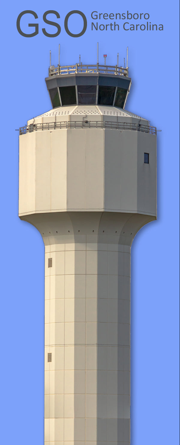 GSO Piedmont Triad Int'l Airport Tower Fridge Magnet (PMA9027)