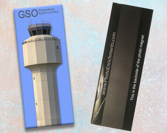GSO Piedmont Triad Int'l Airport Tower Fridge Magnet (PMA9027)