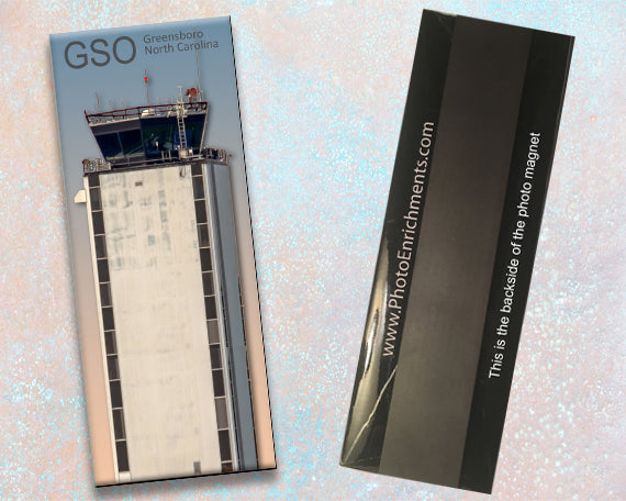 GSO Piedmont Triad Int'l Airport (Retired) Tower Fridge Magnet (PMA9028)