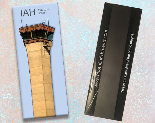 IAH Houston Intercontinental (Retired) Airport Tower Fridge Magnet (PMA9029)