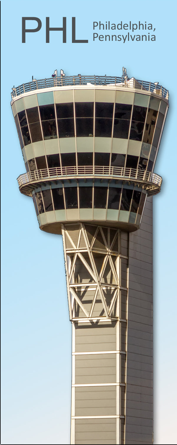 PHL Philadelphia Int'l Airport Tower Fridge Magnet (PMA9030)
