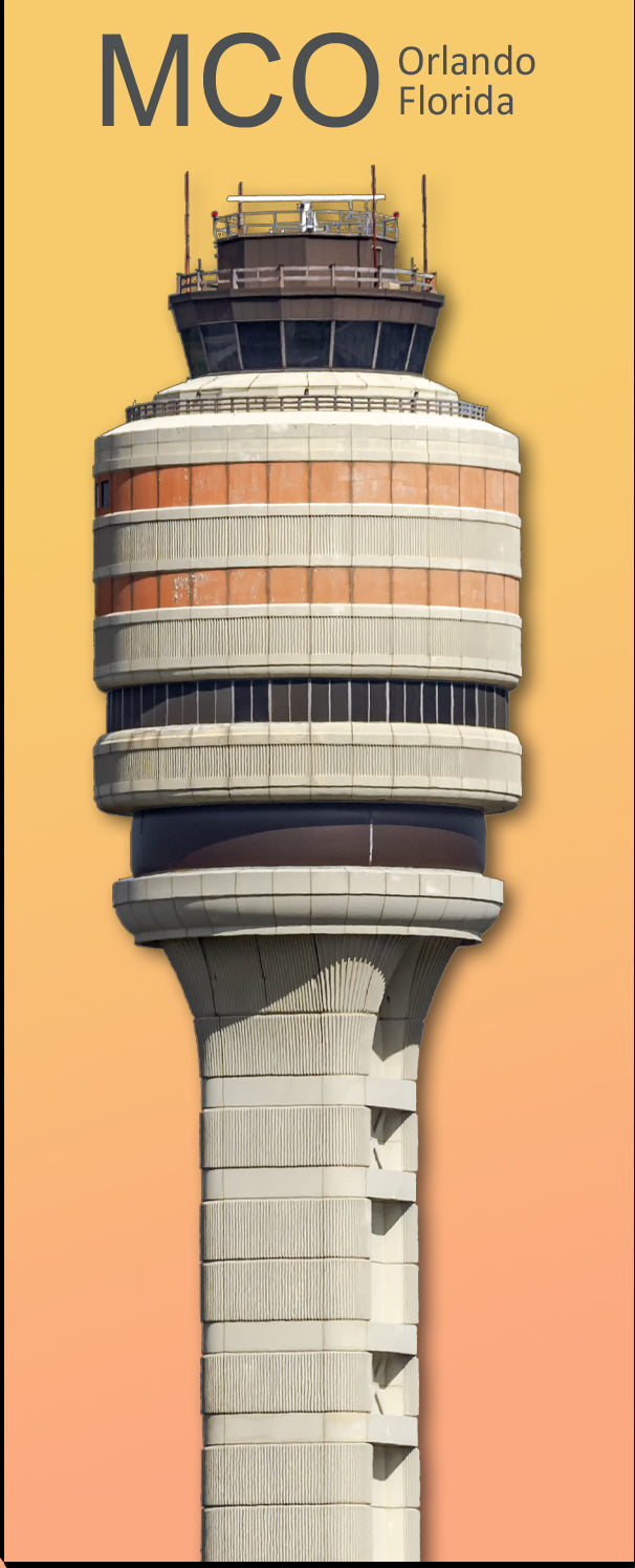 MCO Orlando International Airport Tower Fridge Magnet (PMA9032)
