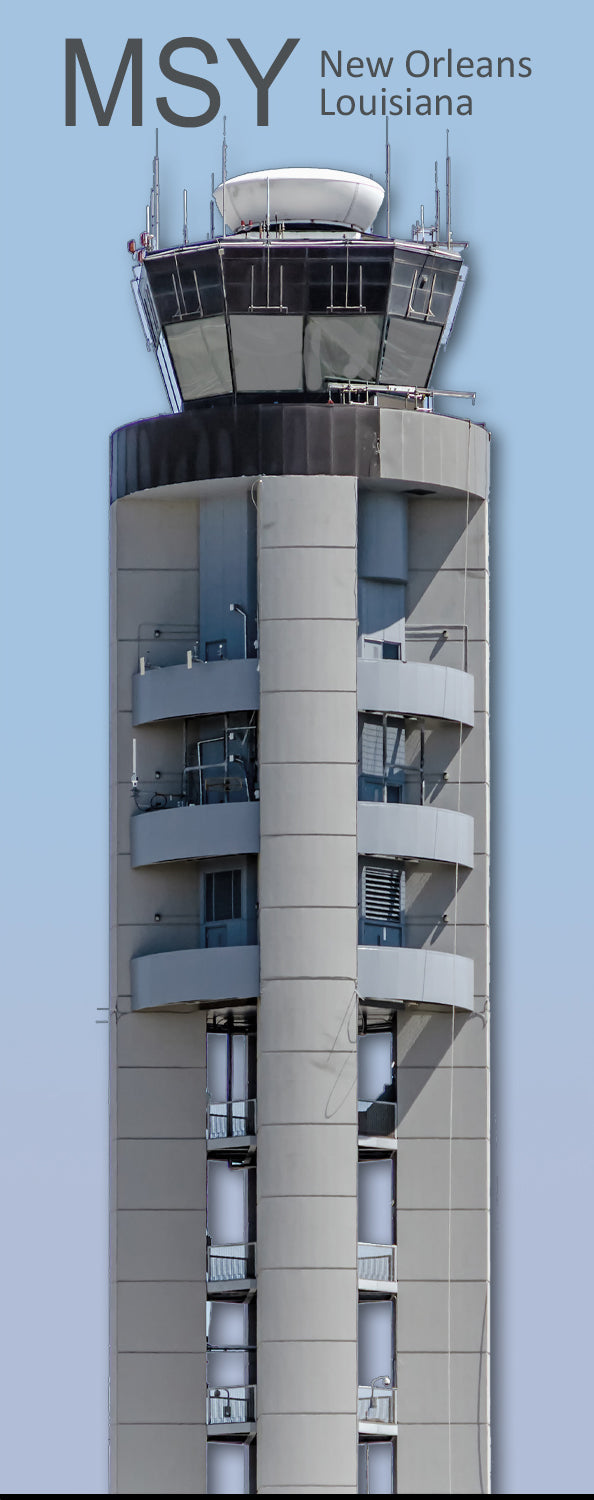 MSY New Orleans International Airport Tower Fridge Magnet (PMA9033)