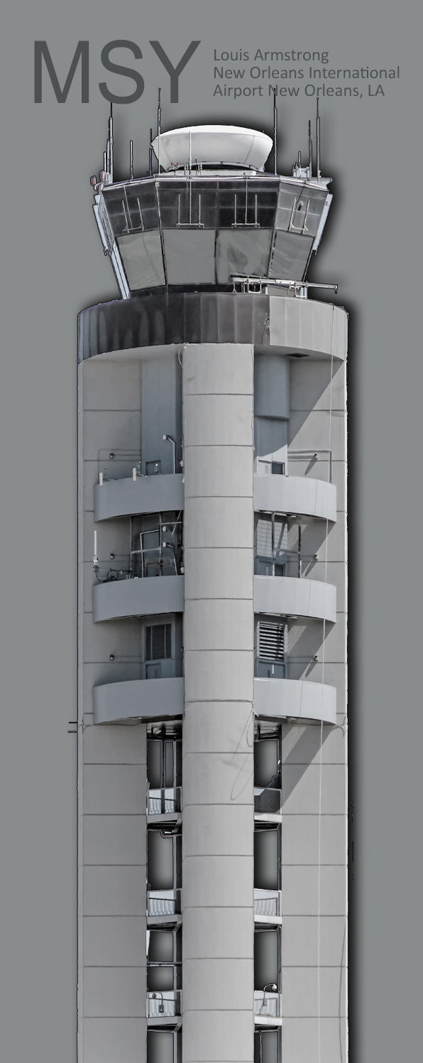 MSY New Orleans International Airport Tower Fridge Magnet (PMA9033)