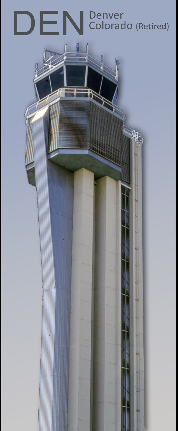 DEN Stapleton Int'l Airport Tower Fridge Magnet (PMA9035)