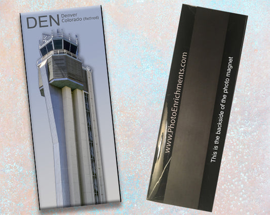 DEN Stapleton Int'l Airport Tower Fridge Magnet (PMA9035)