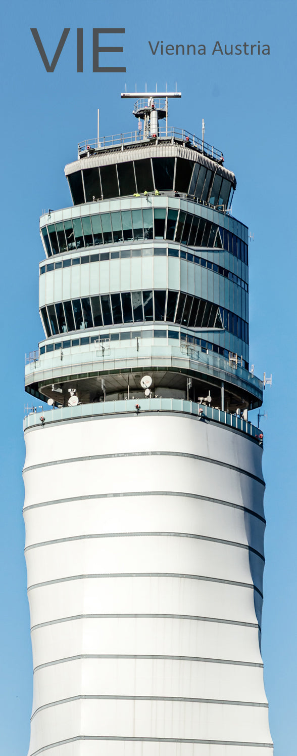 VIE Vienna Int'l Airport Tower Fridge Magnet (PMA9036)