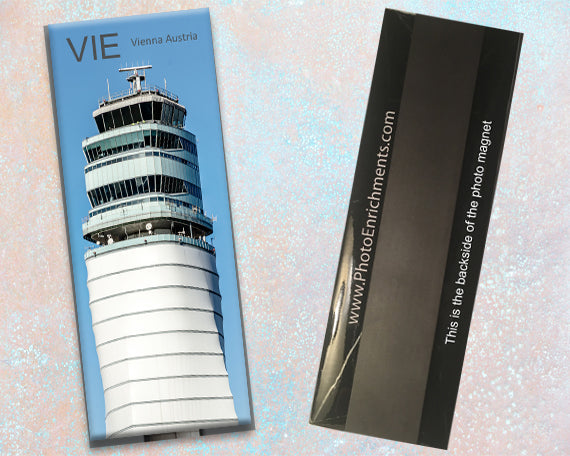 VIE Vienna Int'l Airport Tower Fridge Magnet (PMA9036)