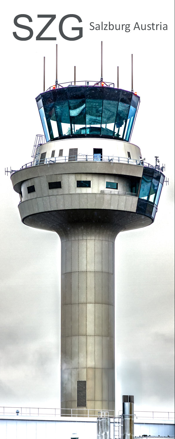 SZG Salzburg Int'l Airport Tower Fridge Magnet (PMA9037)