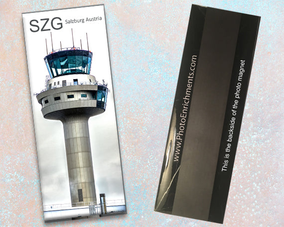 SZG Salzburg Int'l Airport Tower Fridge Magnet (PMA9037)