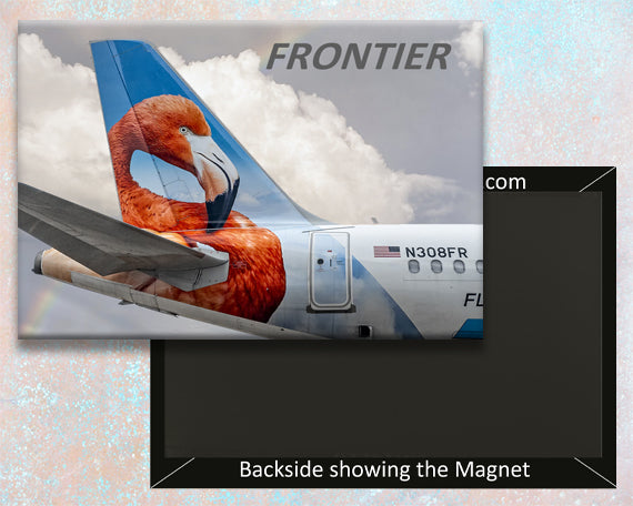 Frontier Airlines Tail Logo Handmade Fridge Magnet (PMCT4007)