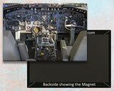 Convair 880 Cockpit Handmade Fridge Magnet (PMCT4047)