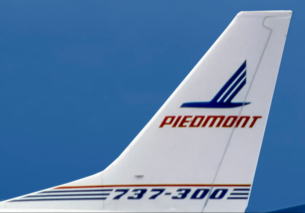 Piedmont Airlines Boeing 737 Tail Fridge Magnet (PMCT4059)