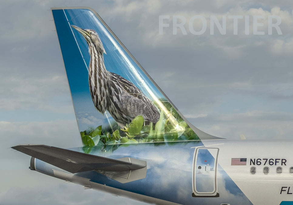 Frontier Airlines Tail Fridge Magnet (PMCT4060)
