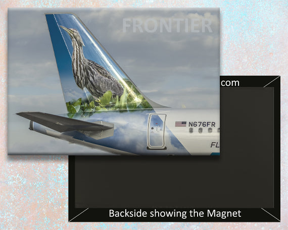 Frontier Airlines Tail Fridge Magnet (PMCT4060)