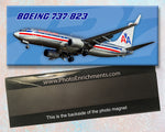 American Airlines Legacy Boeing 737-800 Fridge Magnet (PMT1512)