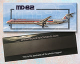American Airlines McDonnell Douglas MD-82 Fridge Magnet (PMT1513)